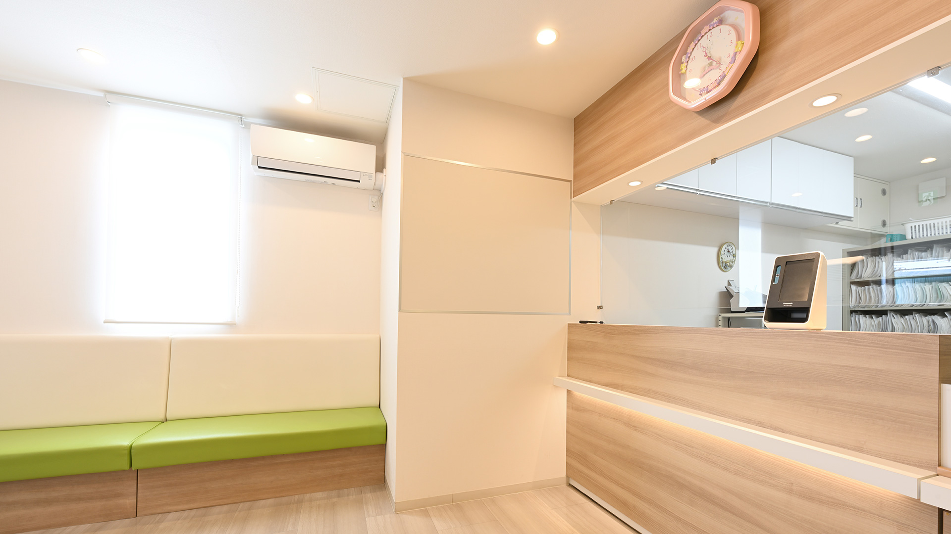 清潔で安心できる院内